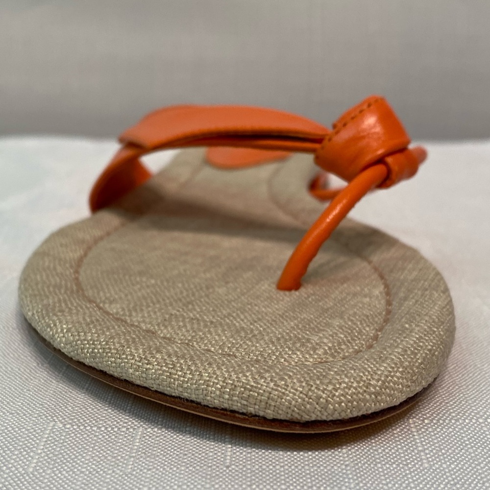 Alexandre Birman Asymmetric Clarita Orange Nappa Leather Sandal Sz EU 40 DUSTBAG - Picture 7 of 16